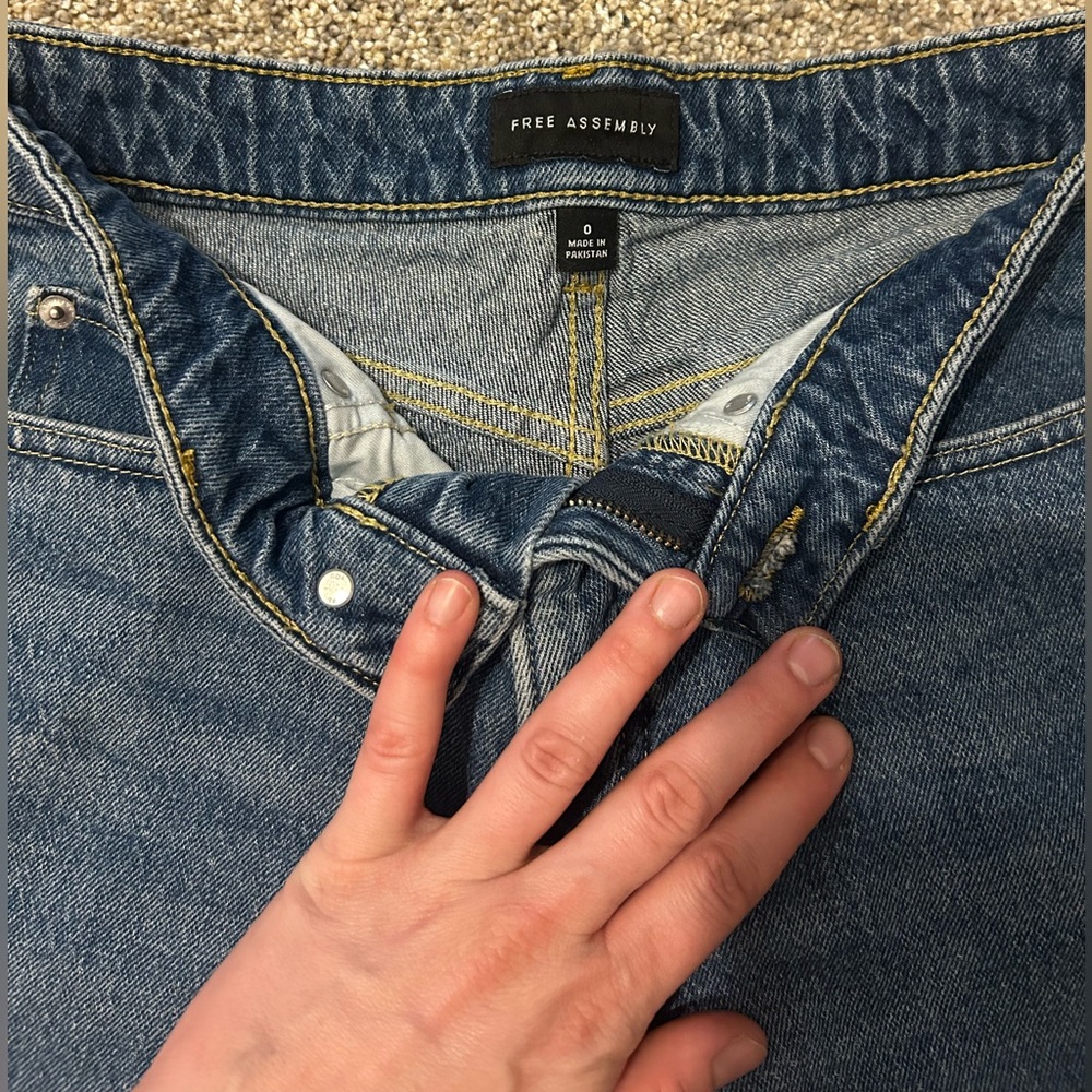 Free Assembly Women's Blue Jean Shorts